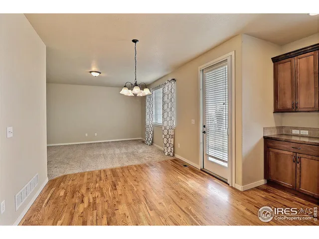 a view interior of the house and wooden floor