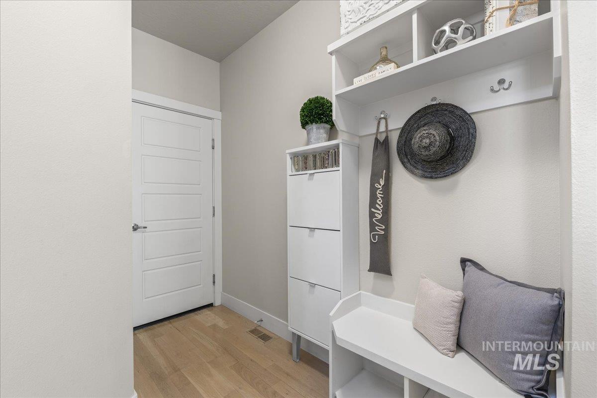 2856 South Wise Way Boise, ID 83716 - Photo 27 of 47 Mudroom with light wood-style floors and baseboards