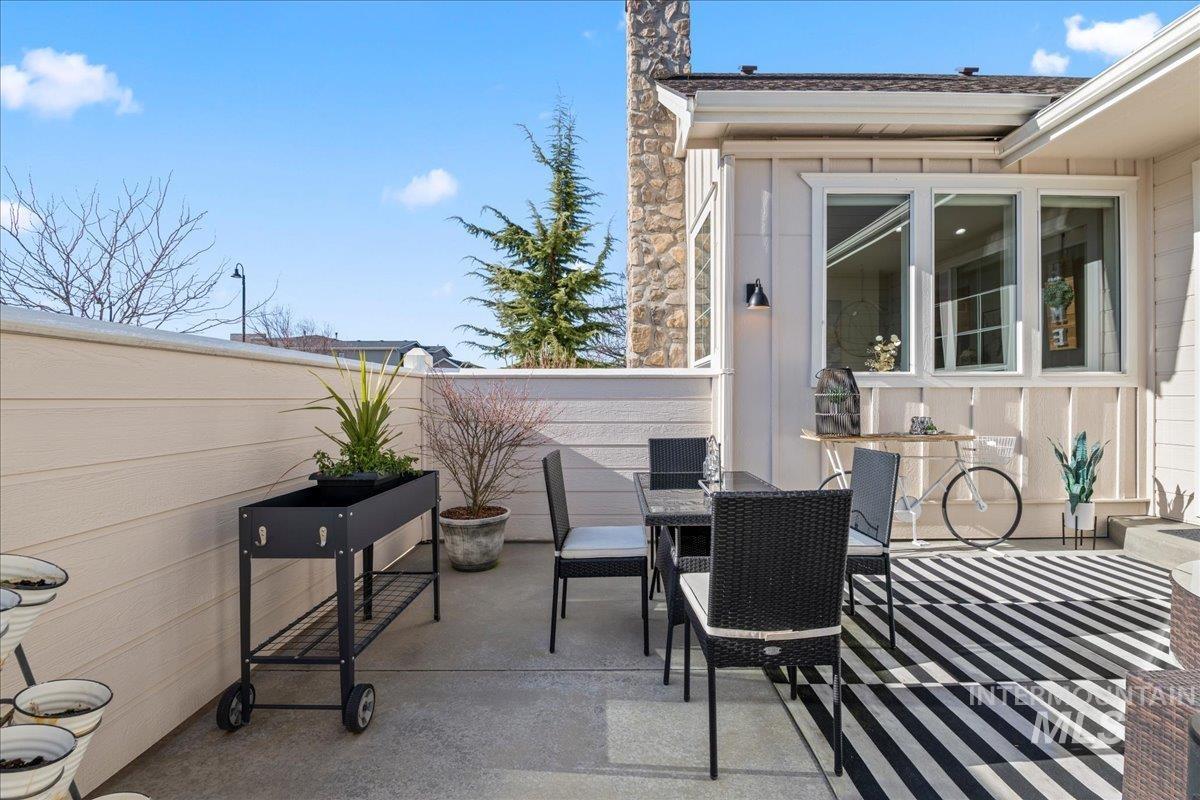 2856 South Wise Way Boise, ID 83716 - Photo 35 of 47 View of patio / terrace featuring outdoor dining area