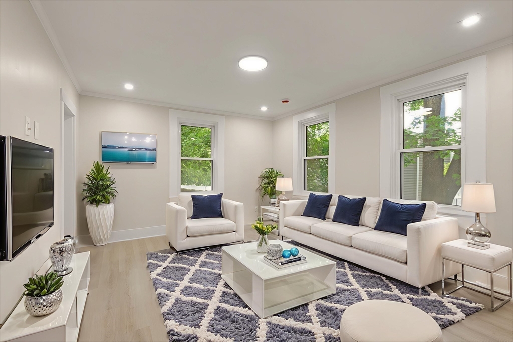25 Norfolk Street Canton, MA 02021 - Photo 5 of 31 a living room with furniture and a flat screen tv