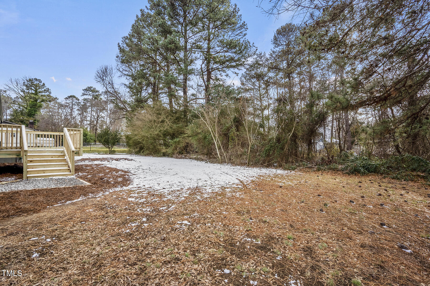 7516 Fox Road Raleigh, NC 27616 - Photo 27 of 31 a view of a yard with large trees