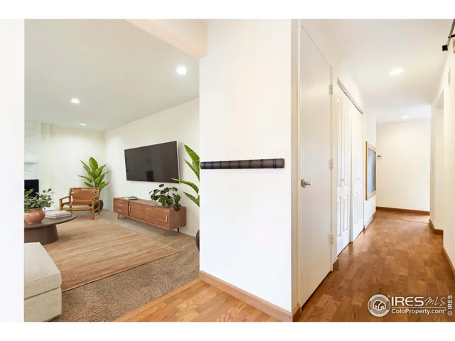 a view of a living room