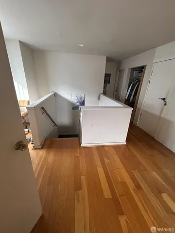 a view of a living room with furniture