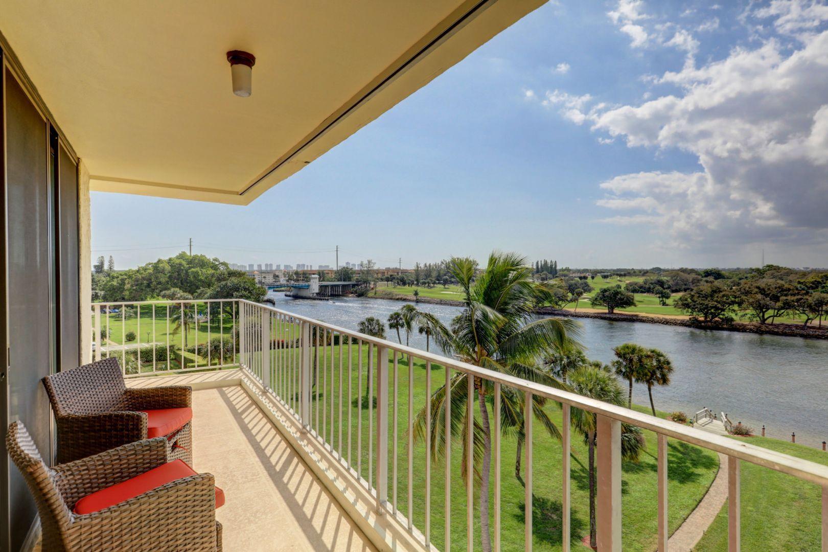 336 Golfview Road, Unit 601 North Palm Beach, FL 33408 - Photo 18 of 28 a view of city from a balcony