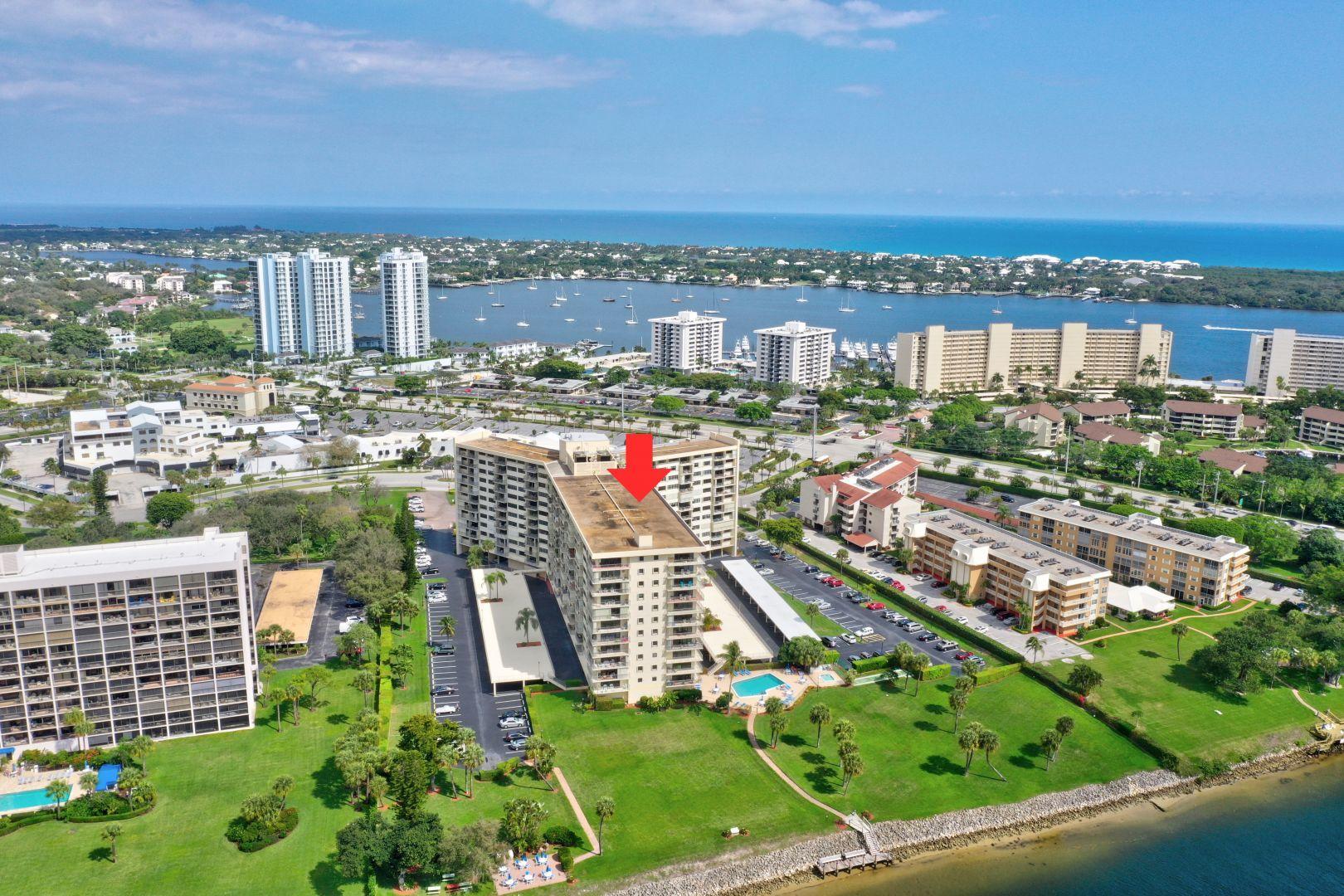 336 Golfview Road, Unit 601 North Palm Beach, FL 33408 - Photo 20 of 28 a view of a city with tall buildings