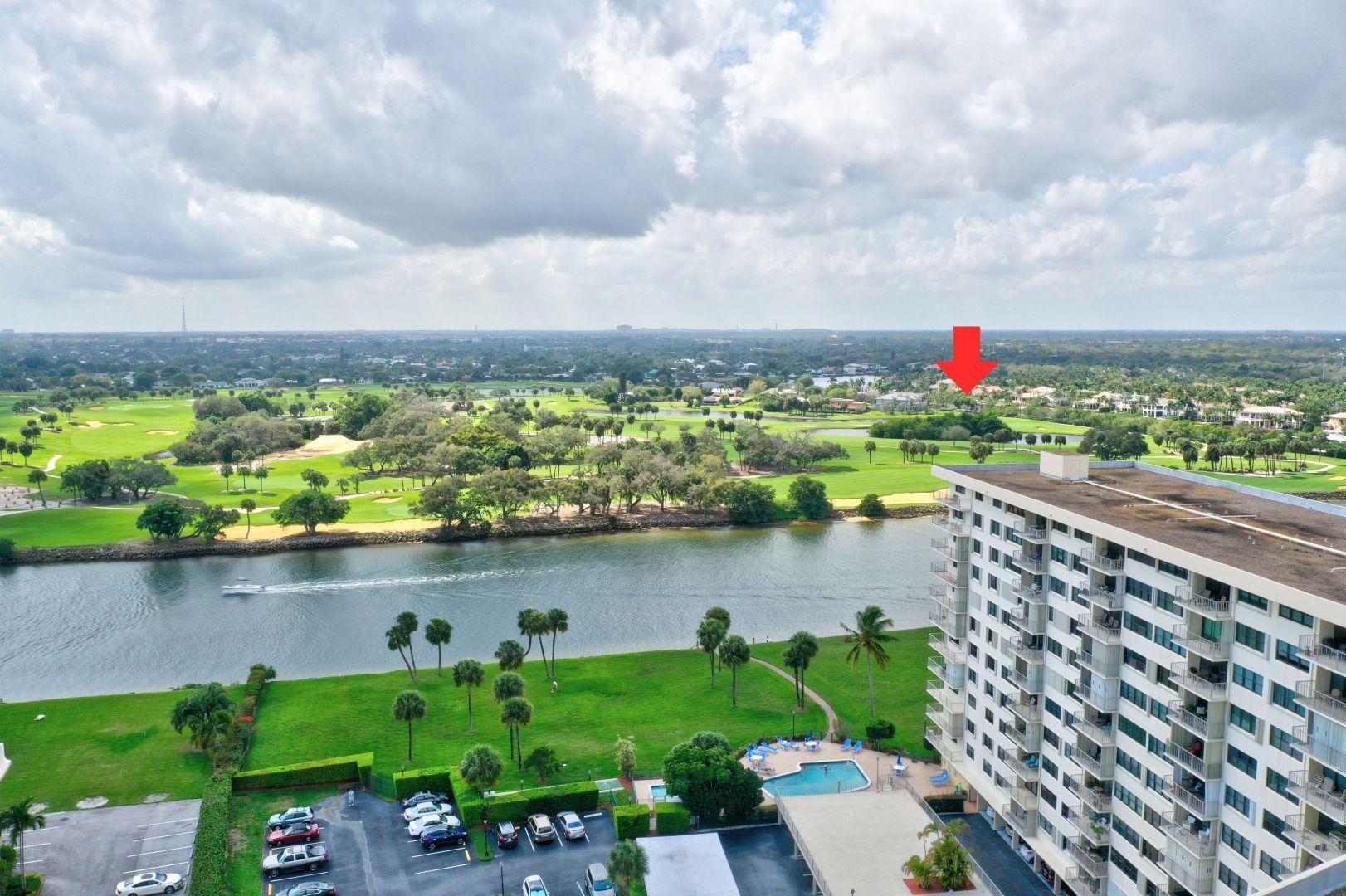 336 Golfview Road, Unit 601 North Palm Beach, FL 33408 - Photo 27 of 28 a view of a lake with a city