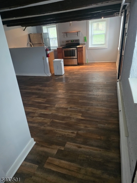 16 Musconetcong River Road, Unit 2 Hampton, NJ 08827 - Photo 3 of 12 a view of kitchen and empty room with wooden floor