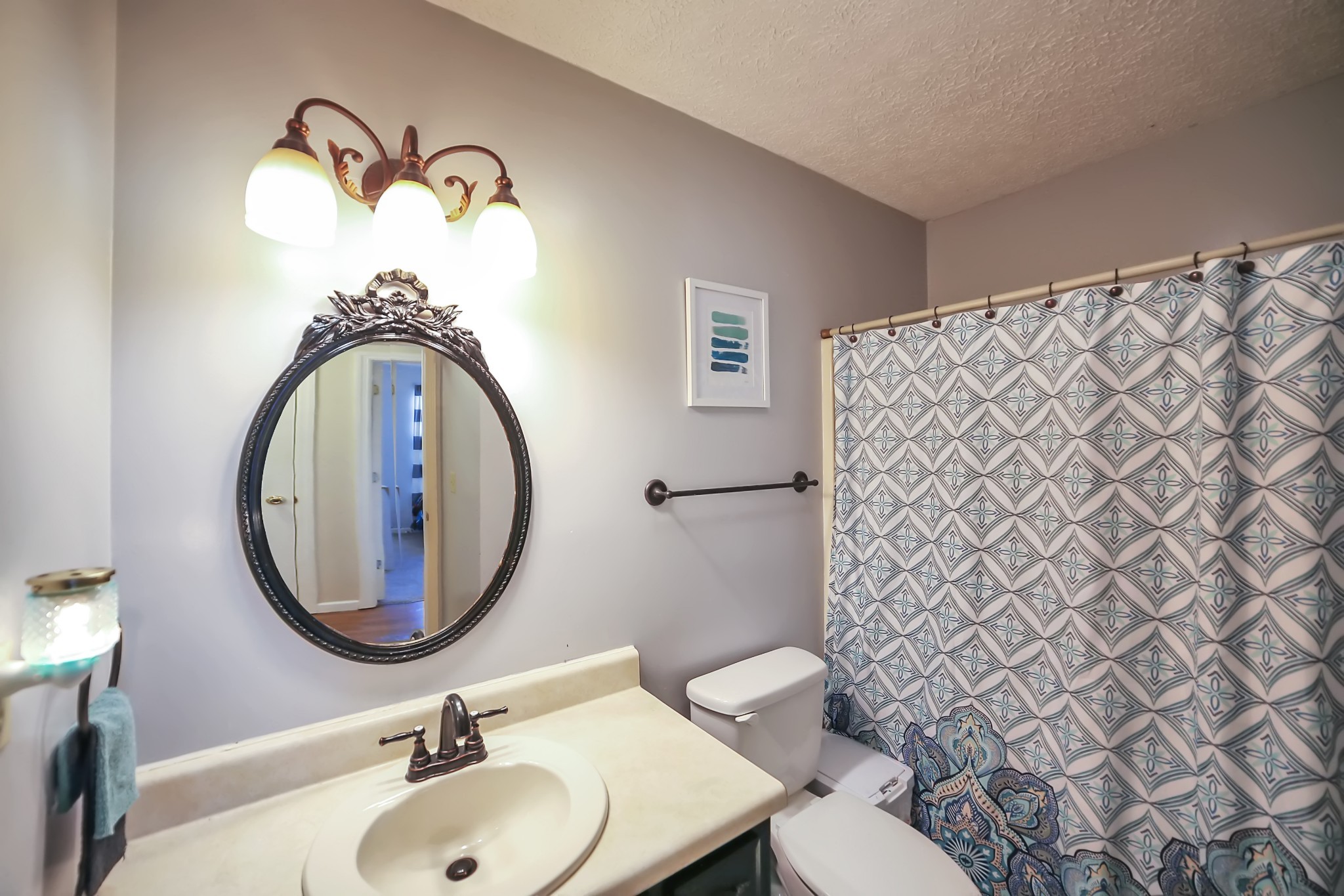 806 Old Gallatin Road Portland, TN 37148 - Photo 12 of 16 a bathroom with a sink a toilet and a mirror