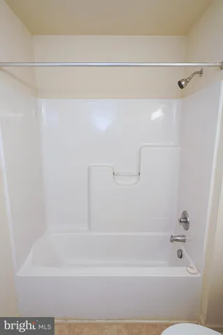 a view of a small space with a window