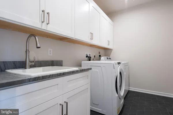 a view of a terrace that has a small space