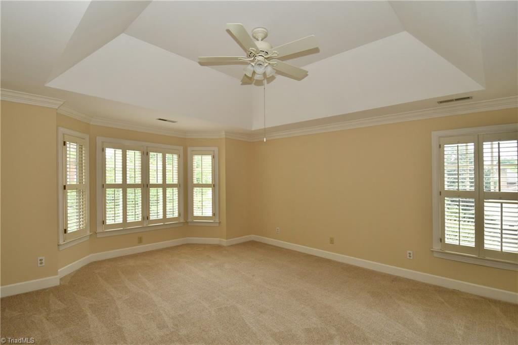 8040 Glengarriff Road Clemmons, NC 27012 - Photo 12 of 26 Master BR w/ bay window and trey ceiling