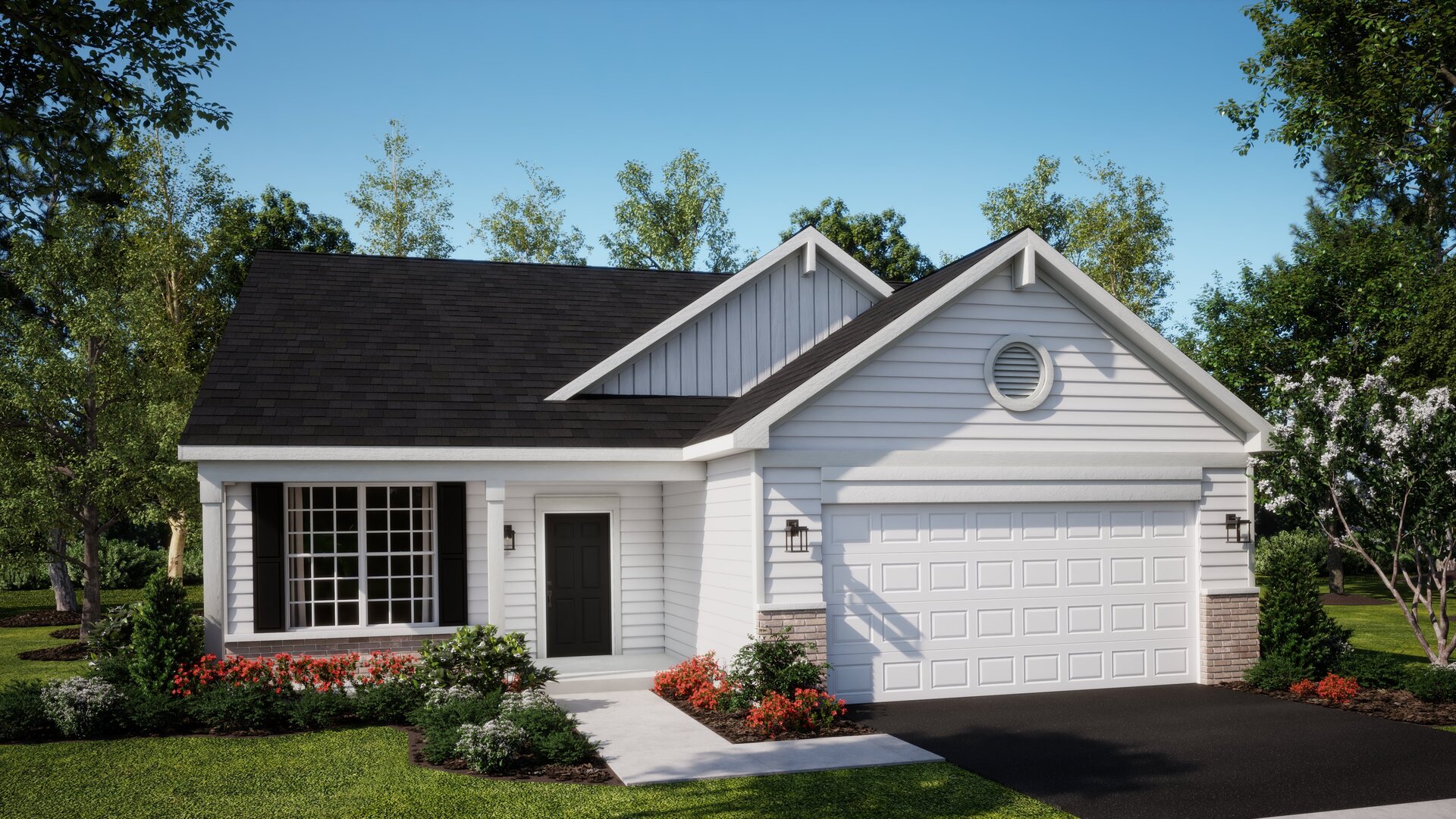 408 Cottrell Lane Aurora, IL 60506 - Photo 1 of 17 a front view of a house with a yard and garage