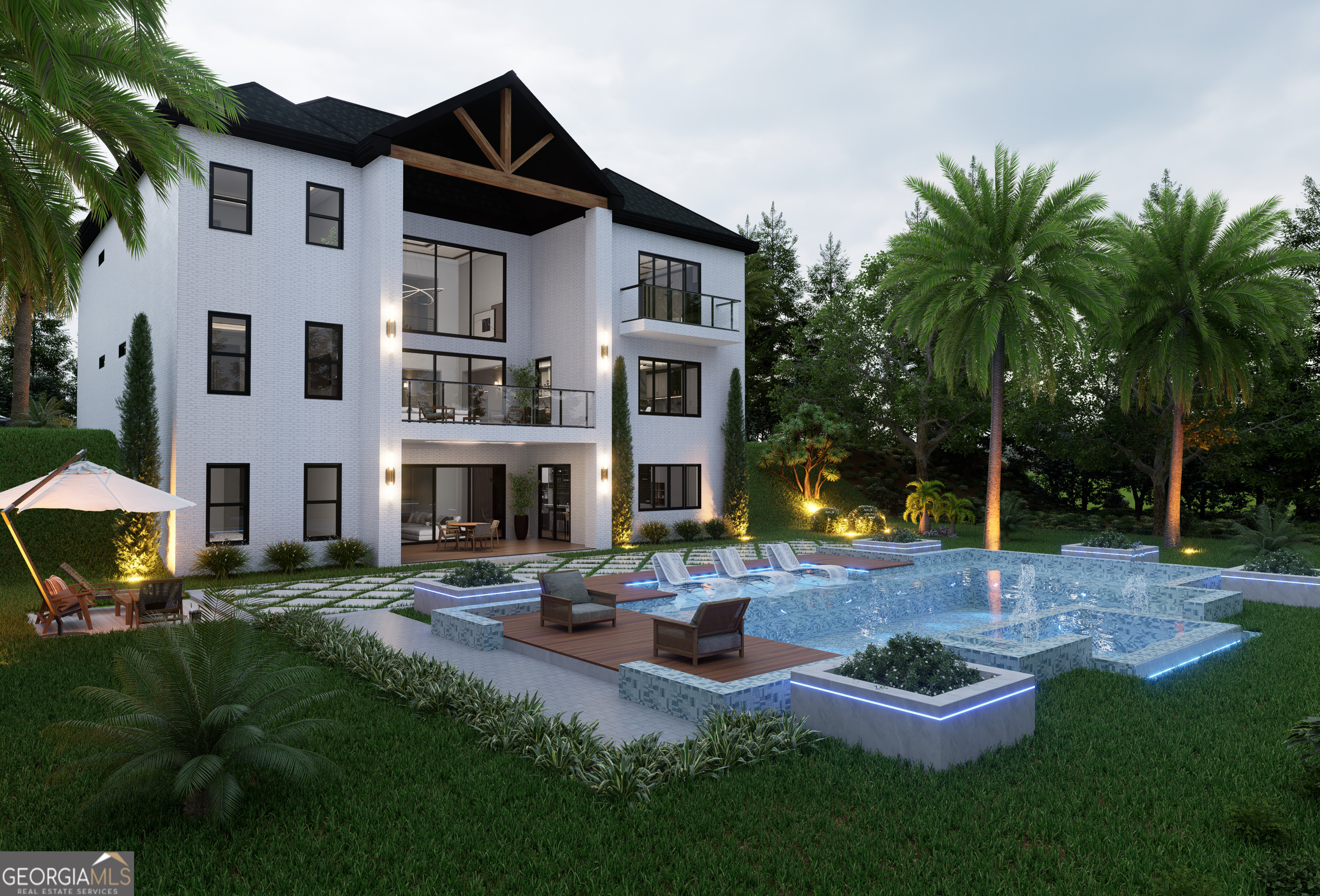 2702 Antioch Street Conyers, GA 30013 - Photo 3 of 36 a view of a house with backyard and sitting area