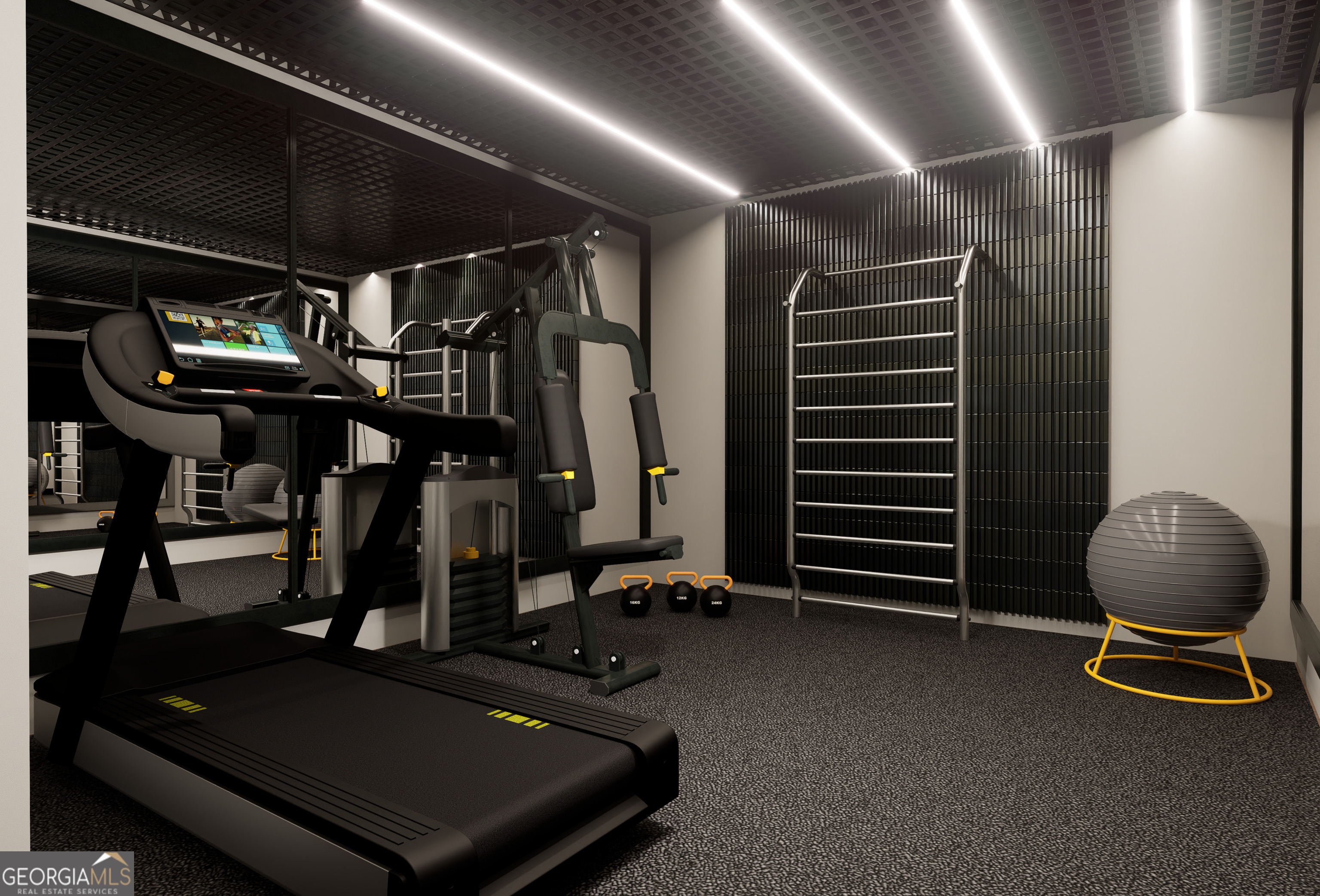 2702 Antioch Street Conyers, GA 30013 - Photo 32 of 36 a view of a room with gym equipment