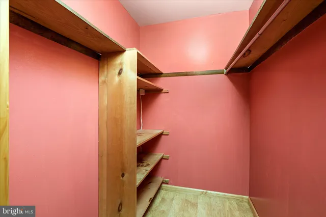a view of walk in closet