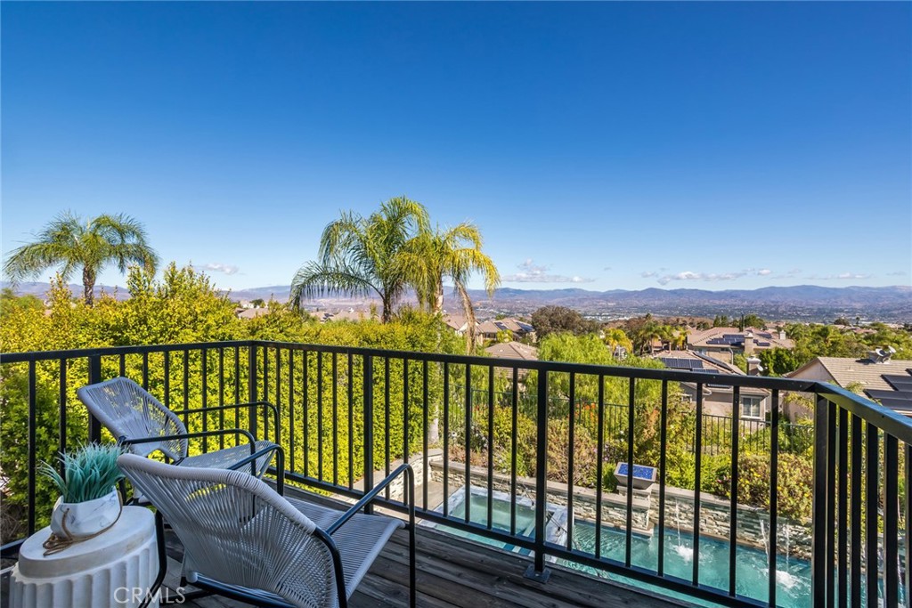 26413 Ocasey Place Stevenson Ranch, CA 91381 - Photo 41 of 75 a view of a balcony with lake view and mountain view
