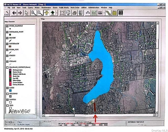 1690 Amazon Road Mohegan Lake, NY 10547 - Photo 6 of 16 Drainage Map.