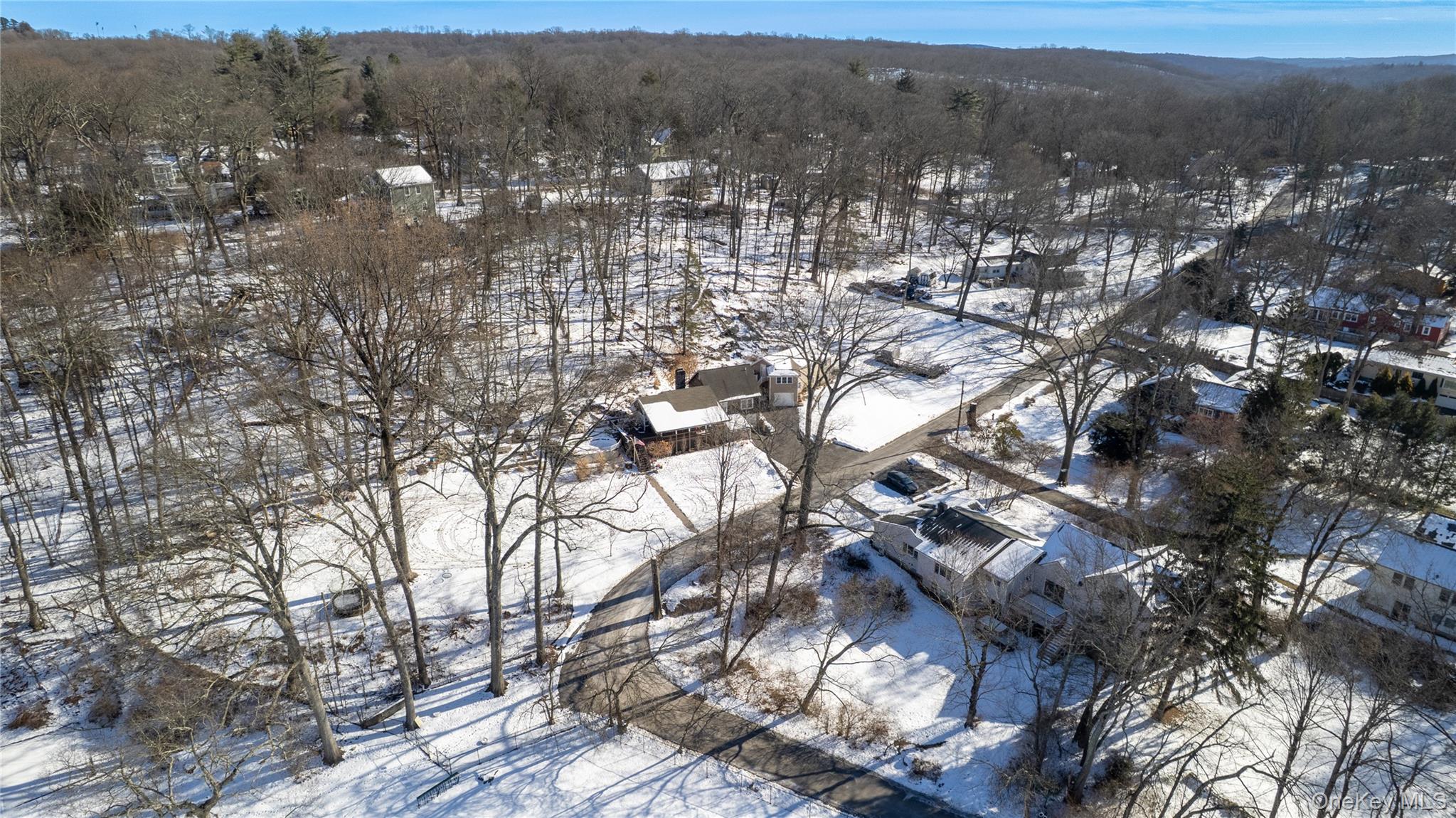 1690 Amazon Road Mohegan Lake, NY 10547 - Photo 10 of 16 Drone view of this stunning property ready for you to start construction!