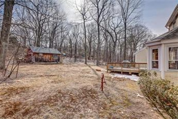 35 Downey Street Hopkinton, MA 01748 - Photo 26 of 28 a view of backyard with a white fence