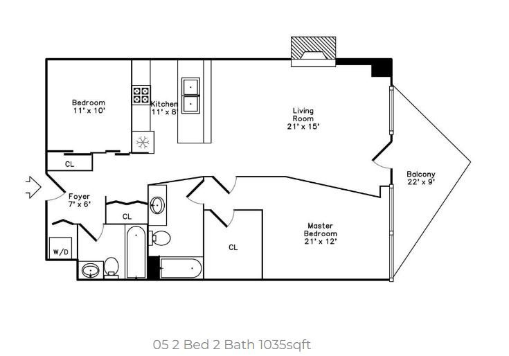 1111 West 15th Street, Unit 235 Chicago, IL 60608 - Photo 21 of 21 a picture of a refrigerator