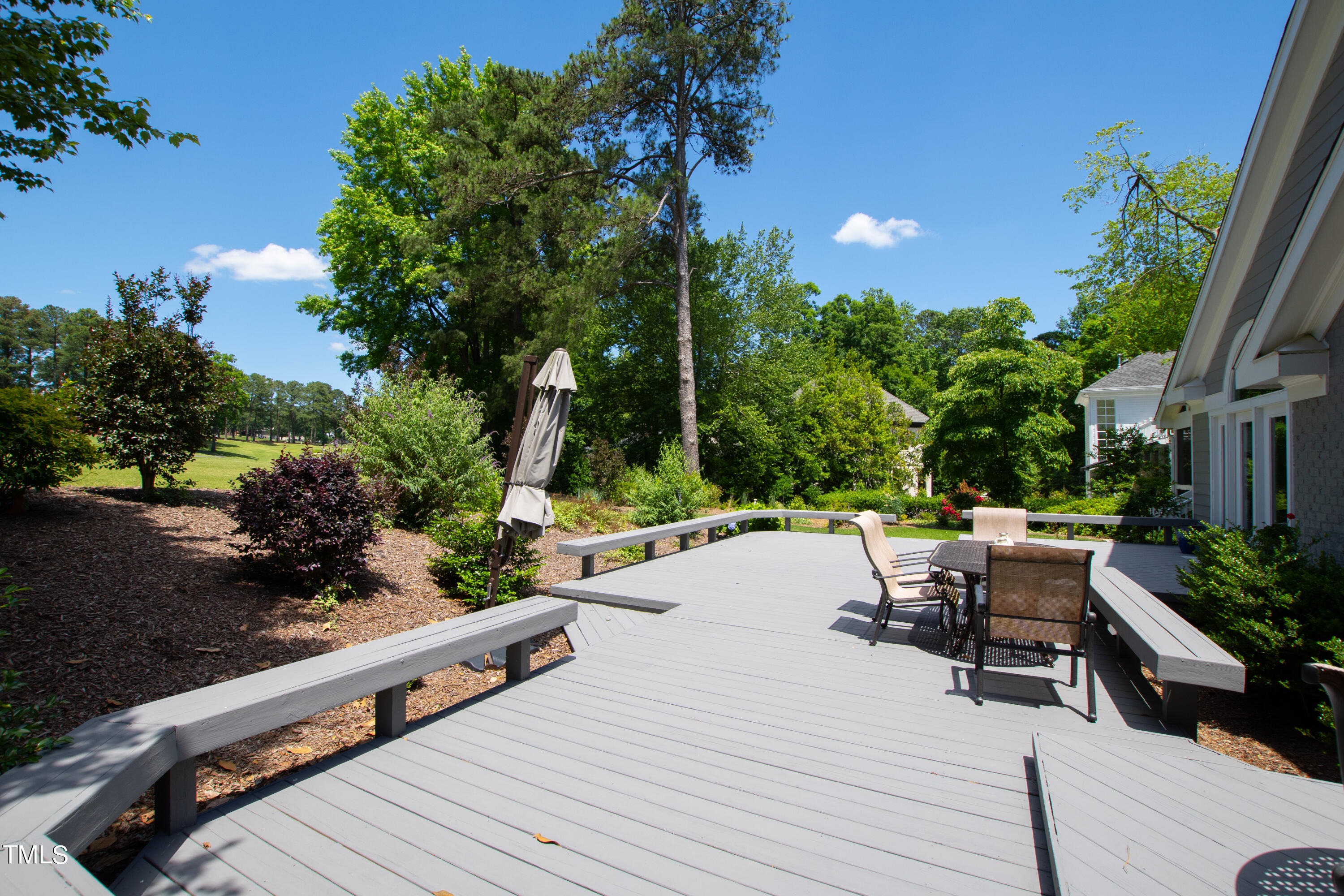 1605 Quaker Ridge Point Raleigh, NC 27615 - Photo 39 of 54 a view of a terrace with sitting area