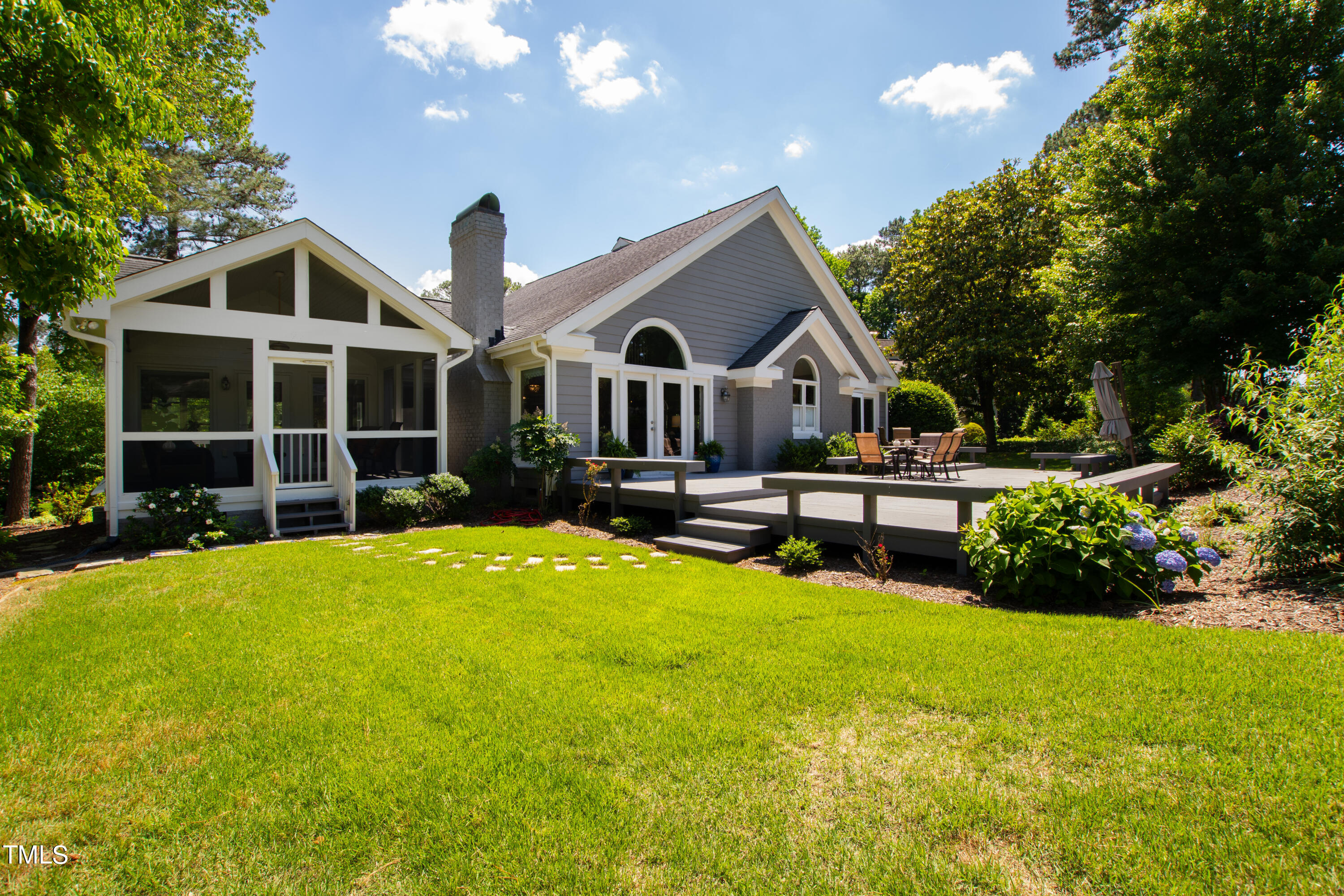 1605 Quaker Ridge Point Raleigh, NC 27615 - Photo 42 of 54 a front view of house with yard and swimming pool
