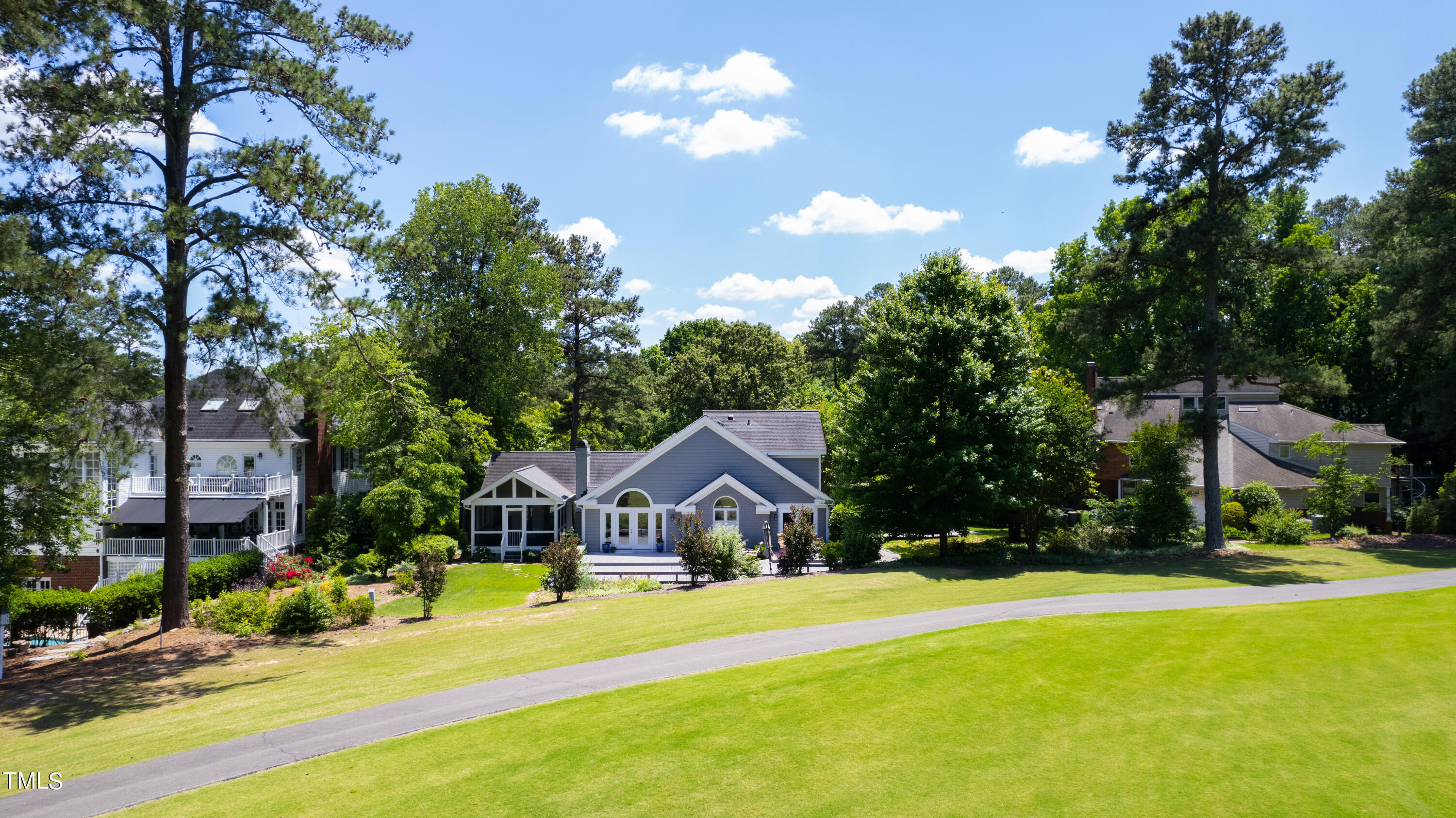 1605 Quaker Ridge Point Raleigh, NC 27615 - Photo 47 of 54 a front view of house with yard and green space