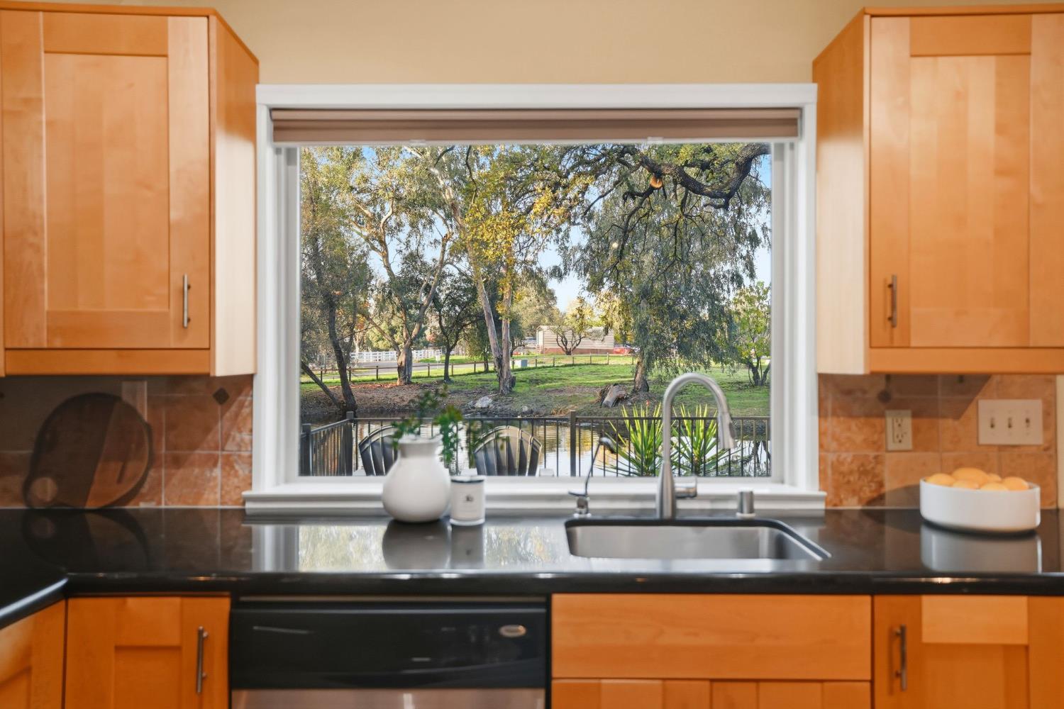 7890 Boren Lane Granite Bay, CA 95746 - Photo 19 of 96 a kitchen with granite countertop a sink and a window