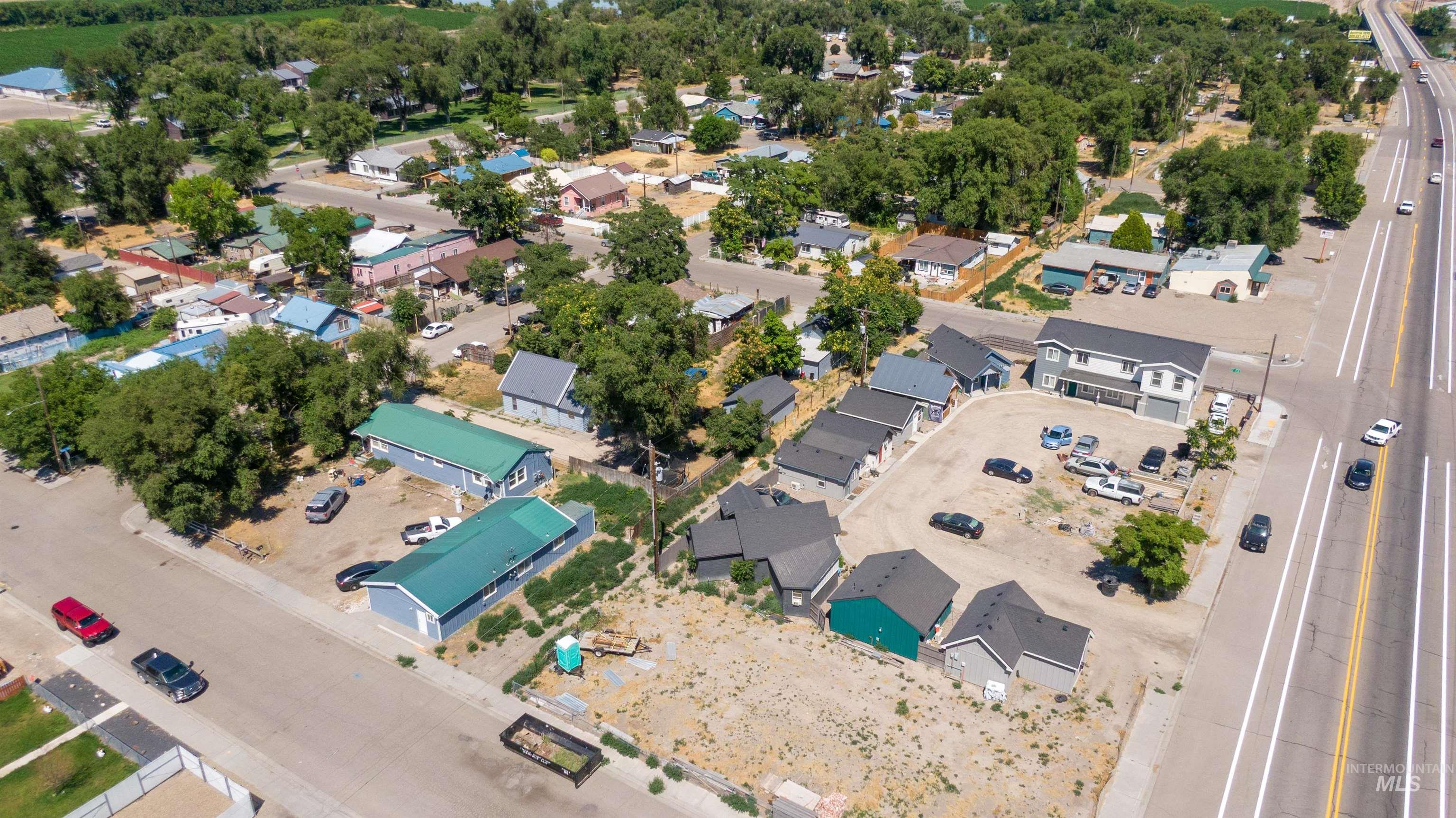 110 East Main Street Nyssa, OR 97913 - Photo 17 of 17 Aerial view of property's location with nearby suburban area
