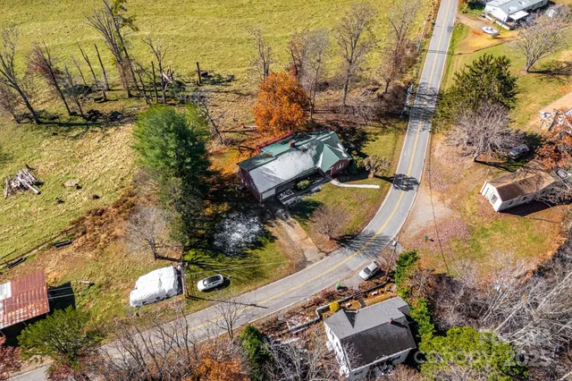 a view of a city with mountains in the background