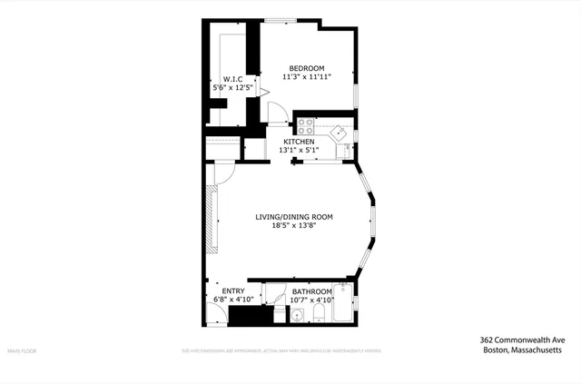 $685,000 | 362 Commonwealth Avenue, Unit 6D, Boston, MA 02115