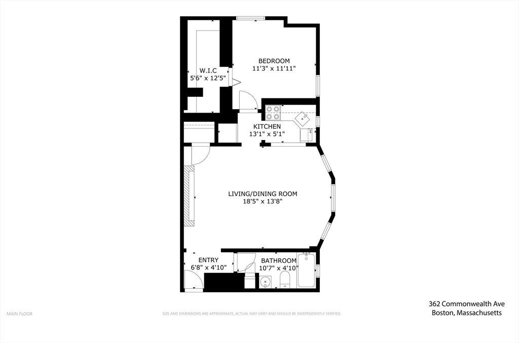 362 Commonwealth Avenue, Unit 6D Boston, MA 02115 - Photo 15 of 15 a picture of a bench in a white wall