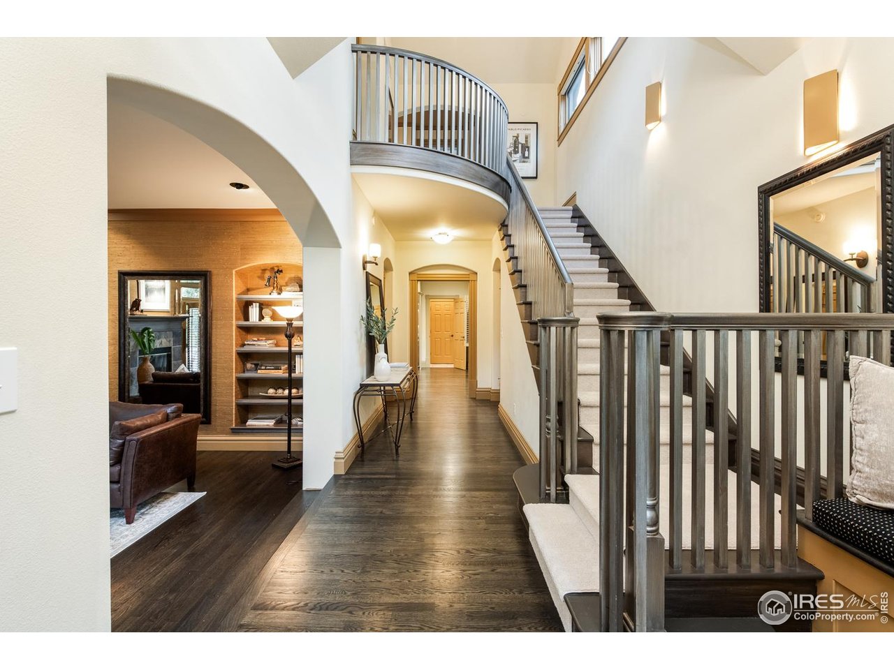820 6th Street Boulder, CO 80302 - Photo 9 of 37 a view of entryway and hall with wooden floor
