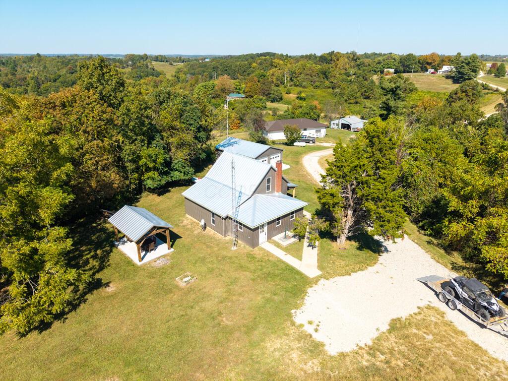 681 Downing Road Stockport, OH 43787 - Photo 2 of 36 Aerial View House Backyard Shed and Driv