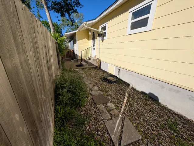 a view of a small house