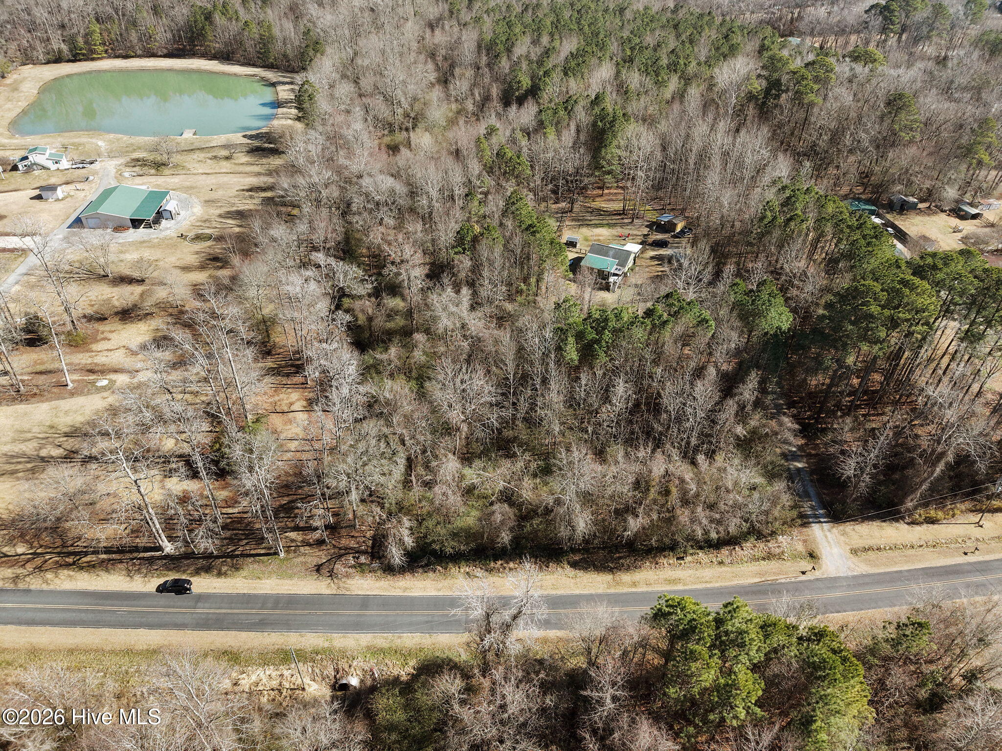 216 Langley Road Chocowinity, NC 27817 - Photo 9 of 14 View of land from Langley Rd