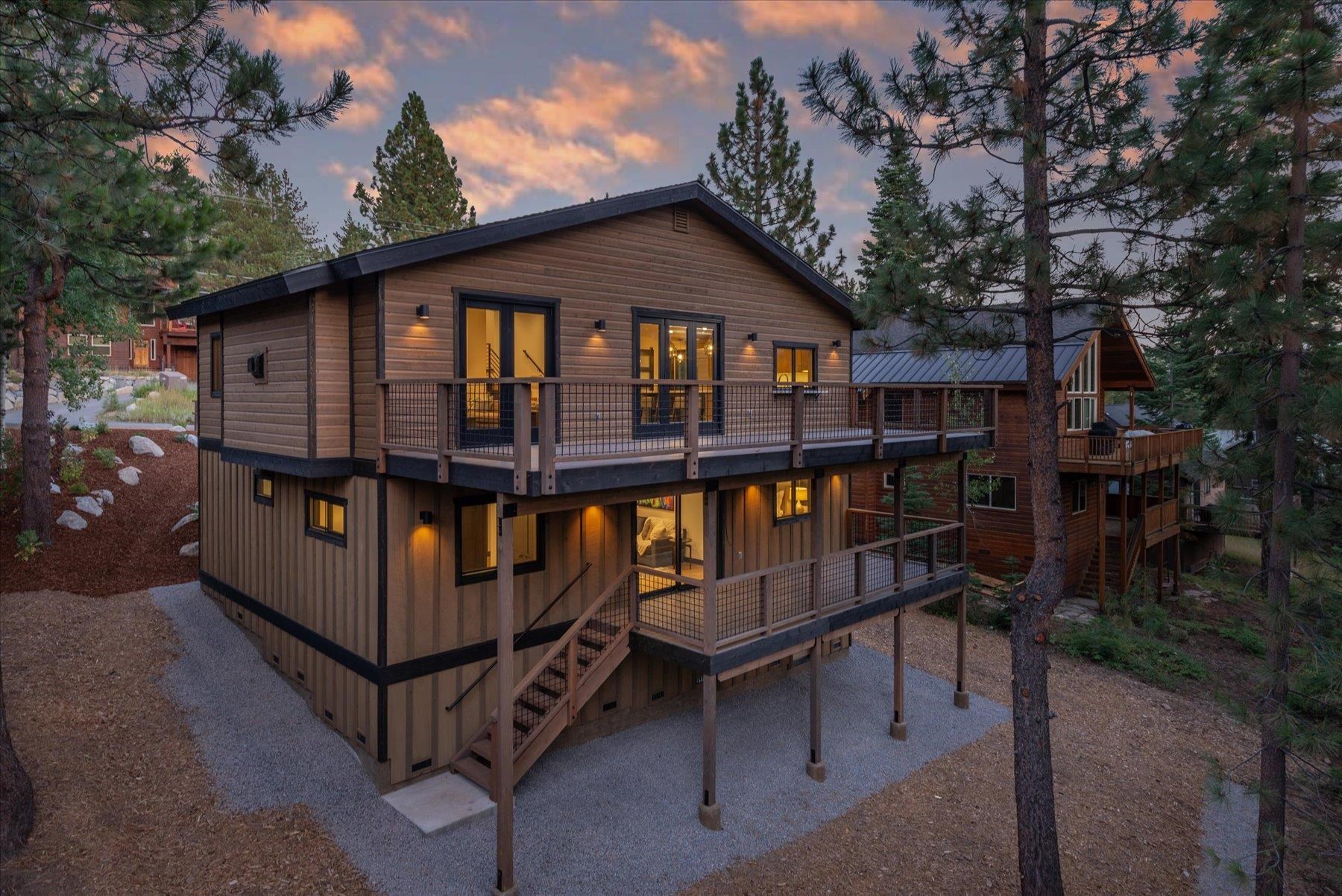 15330 Wolfgang Road Truckee, CA 96161 - Photo 20 of 21 a view of wooden house with a yard from a balcony