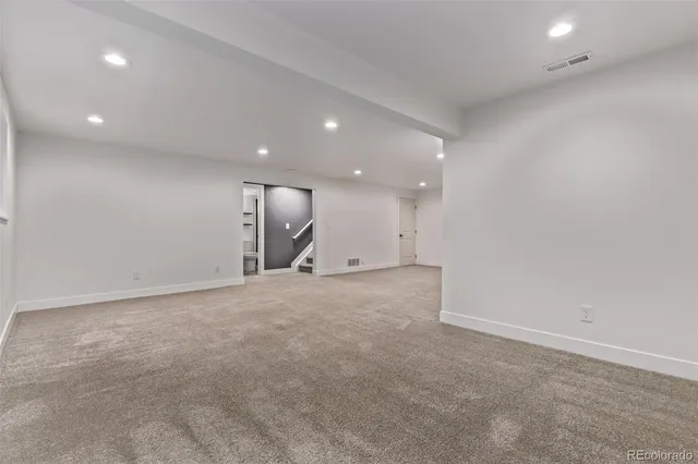 a view of empty room