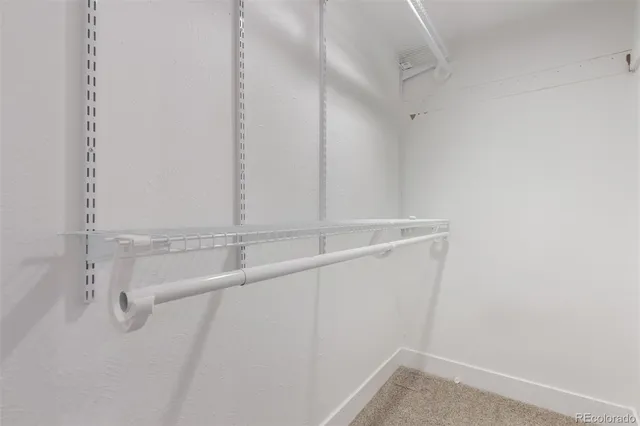 a view of walk in closet