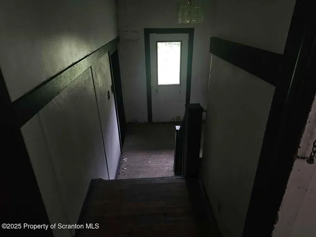 view of backyard with window