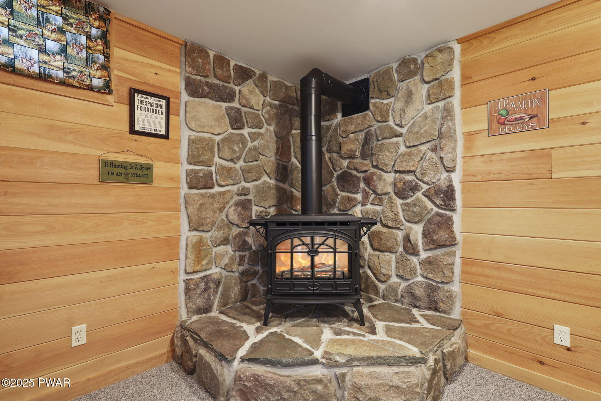 375 Welcome Lake Road Beach Lake, PA 18405 - Photo 43 of 76 Family room propane fireplace