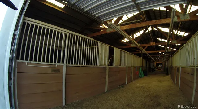 a view of a storage room