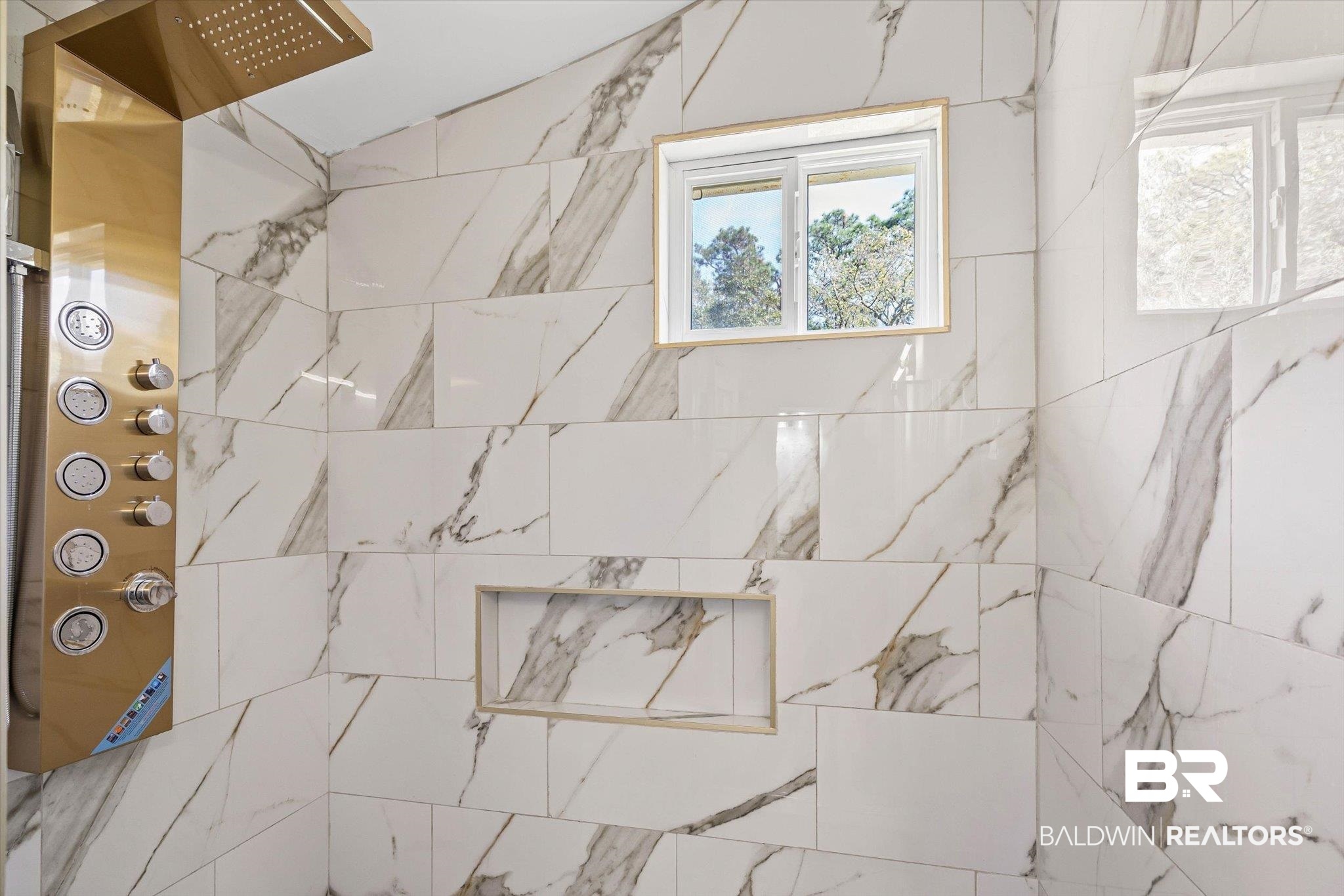 4156 Furman Drive Mobile, AL 36619 - Photo 12 of 24 Bathroom featuring a marble finish shower