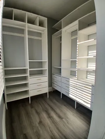 a view of walk in closet