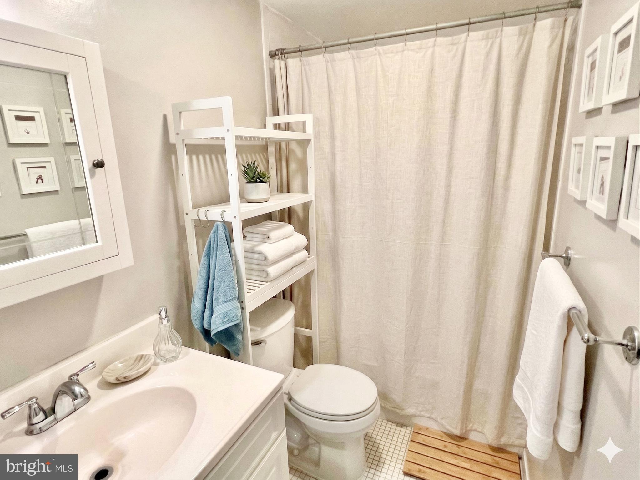 1718 Corcoran Street Northwest, Unit 45 Washington, DC 20009 - Photo 6 of 13 a bathroom with a sink toilet and shower