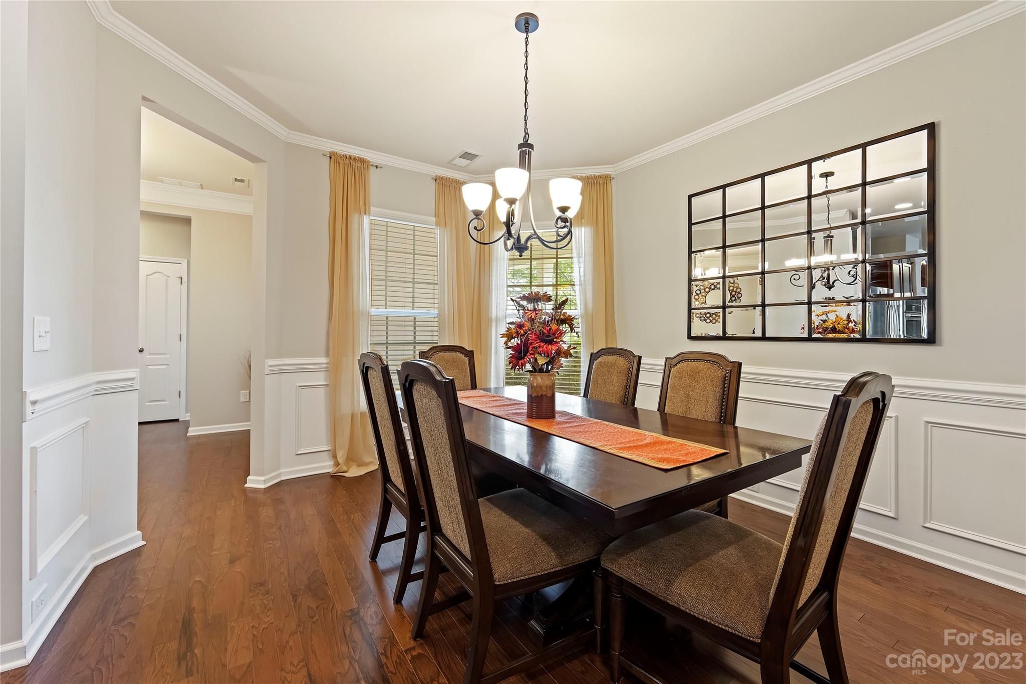 4087 Perth Road Indian Land, SC 29707 - Photo 9 of 46 a view of a dining room with furniture window and wooden floor