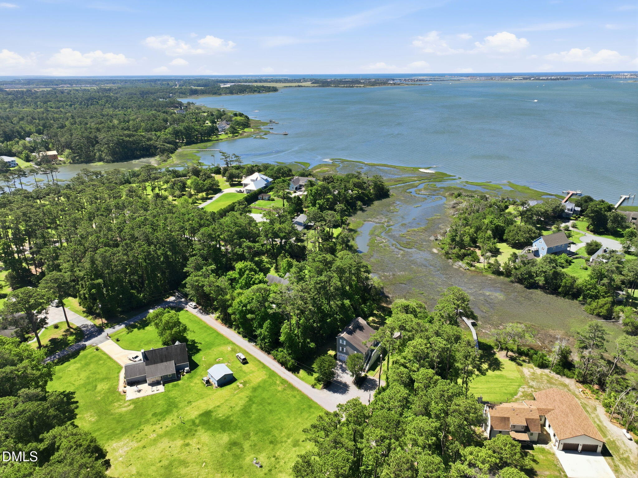 174 Windy Point Road Beaufort, NC 28516 - Photo 20 of 55 Private setting, surrounded on both sides by trees.