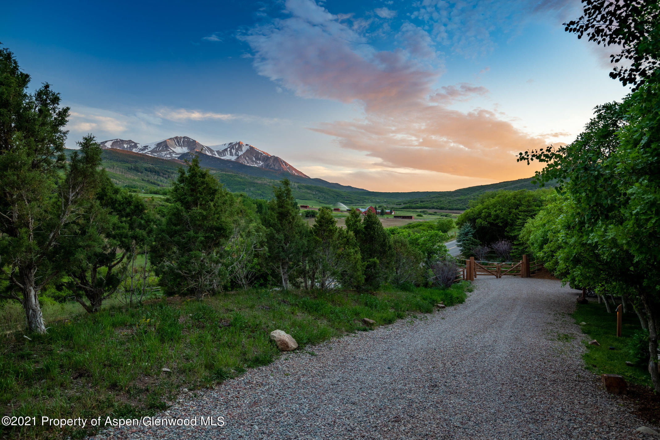 3501 West Sopris Creek Road Basalt, CO 81621 - Photo 54 of 58 View down driveway
