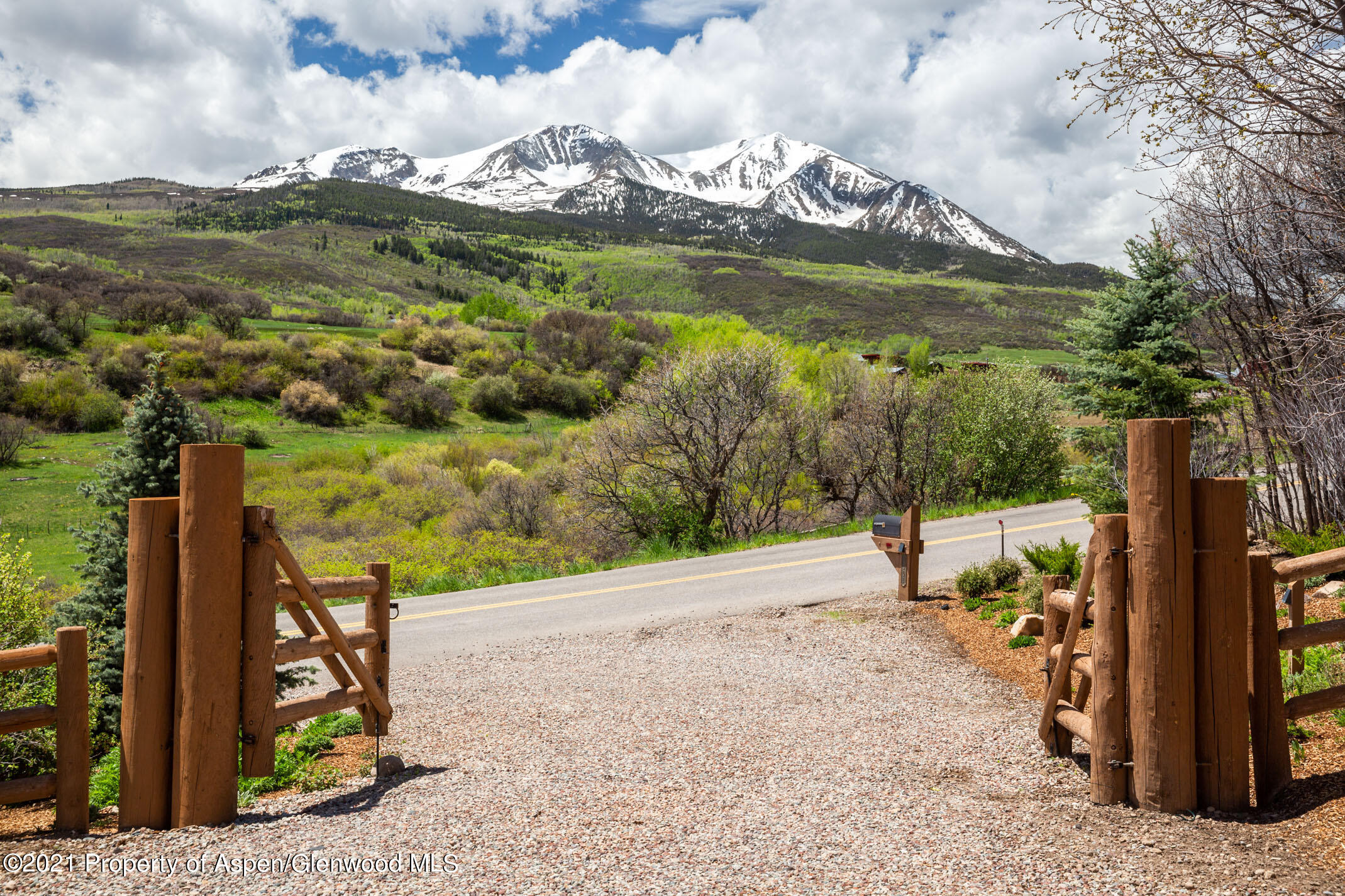 3501 West Sopris Creek Road Basalt, CO 81621 - Photo 58 of 58 View from gates
