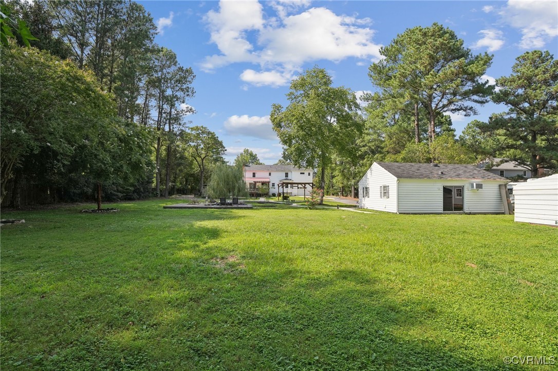 7101 Conifer Road Richmond, VA 23237 - Photo 13 of 50 a front view of a house with garden